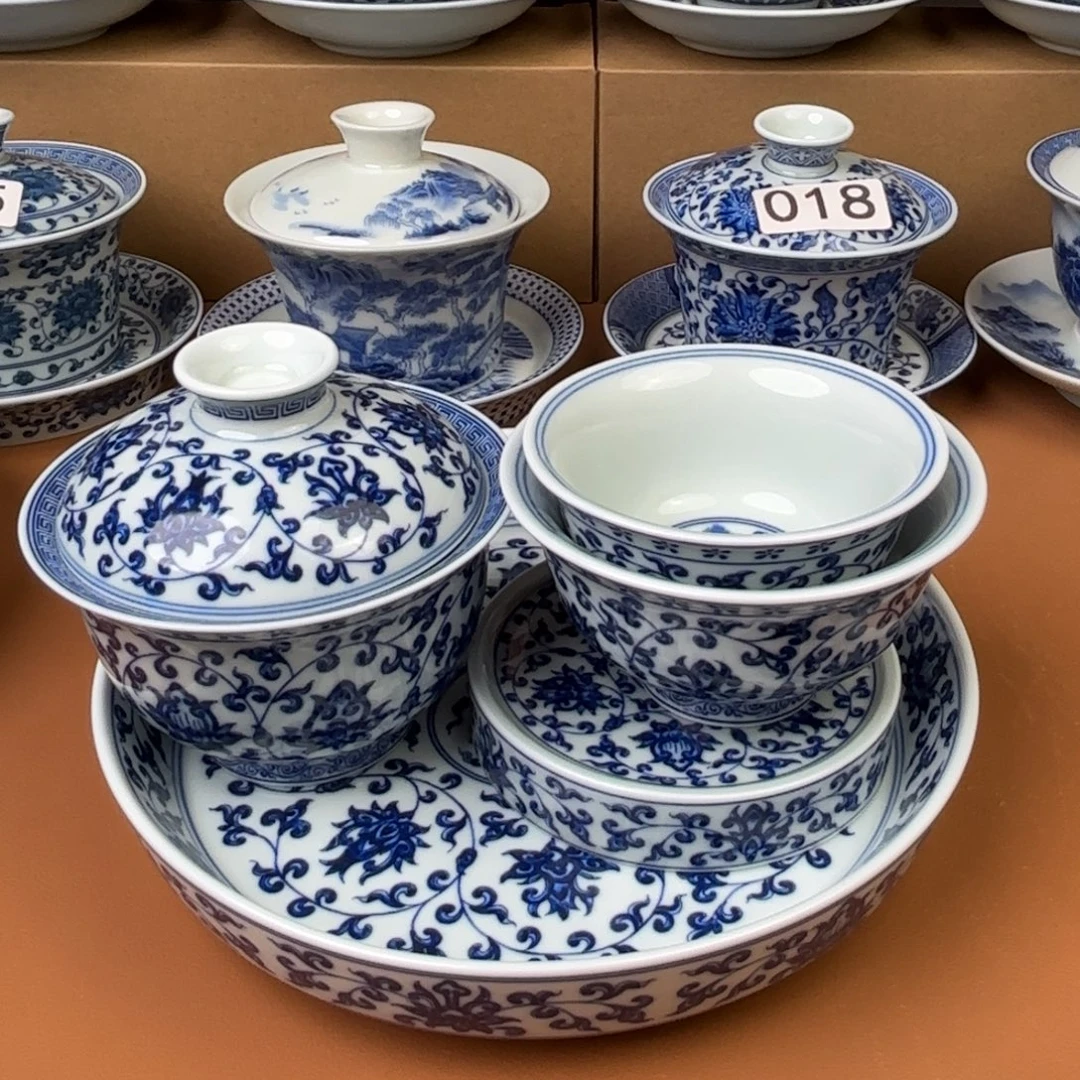 菜***狂景德镇陶瓷五件套