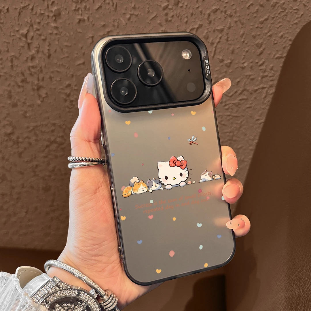 适用苹果17promax壳新款iphone17波点kt猫17pro超薄air高级感16套