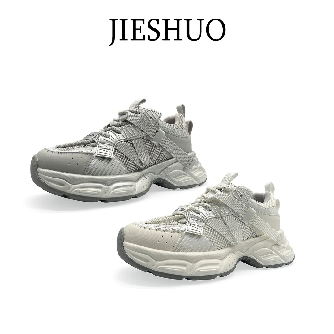 【潘文青专属】香港JIESHUO早春新款潮流休闲鞋SS6866