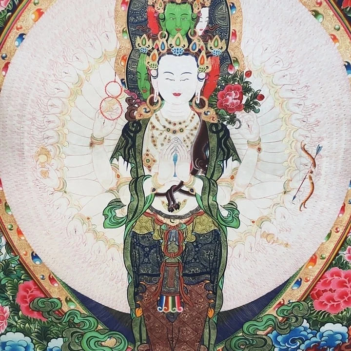 卷轴画唐卡作品框
