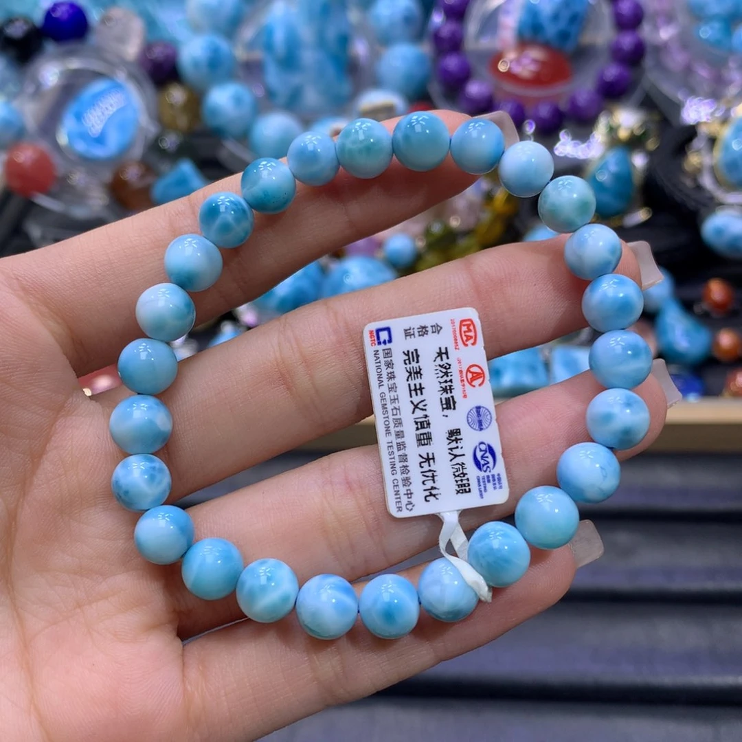 针钠钙石（海纹石）手链未镶嵌W****e