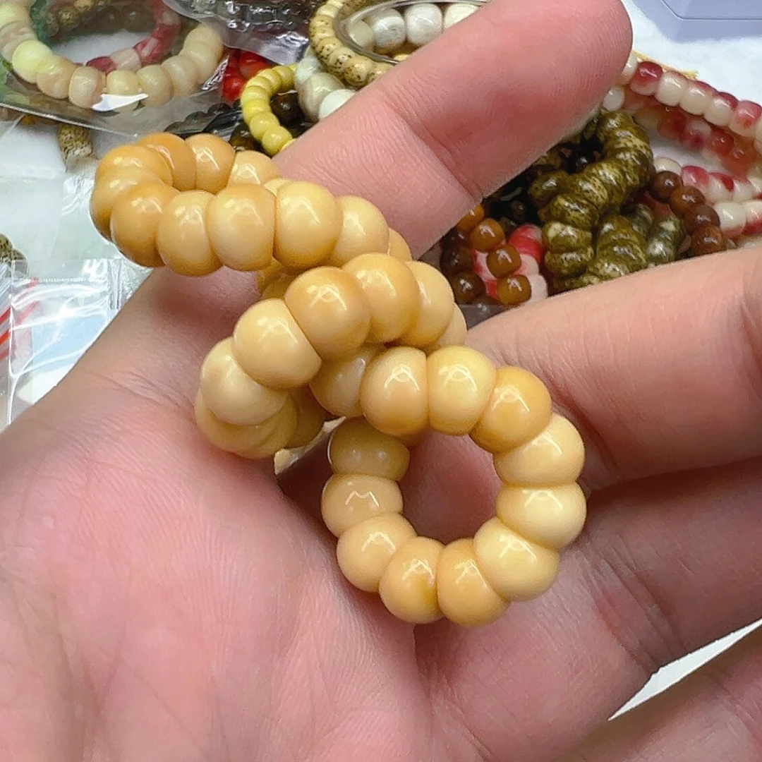 手串星月菩提62龙脊菩提单圈大肠0.8