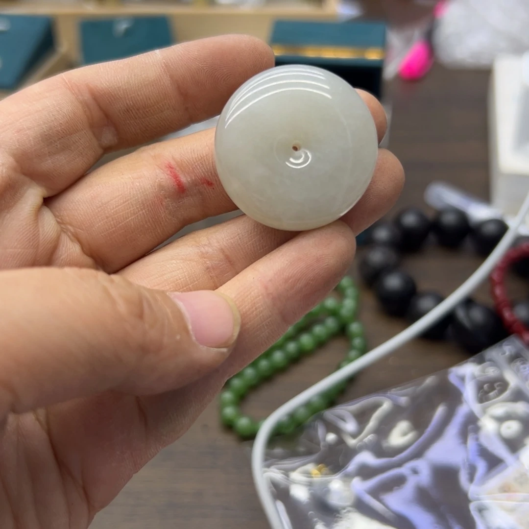 和田玉未镶嵌颈饰581