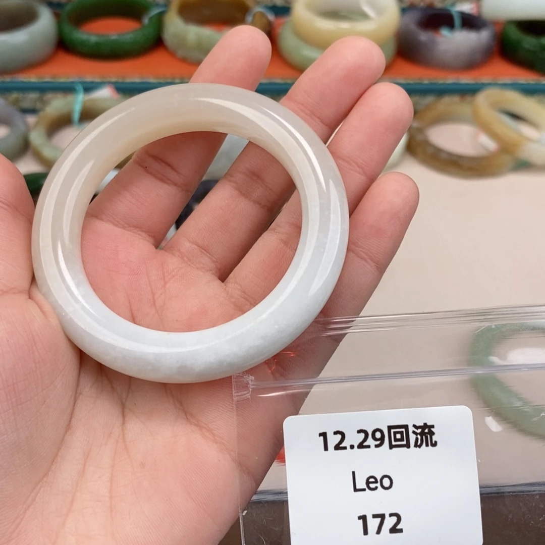 和田玉未镶嵌手镯回流 12.29 手镯 51.8