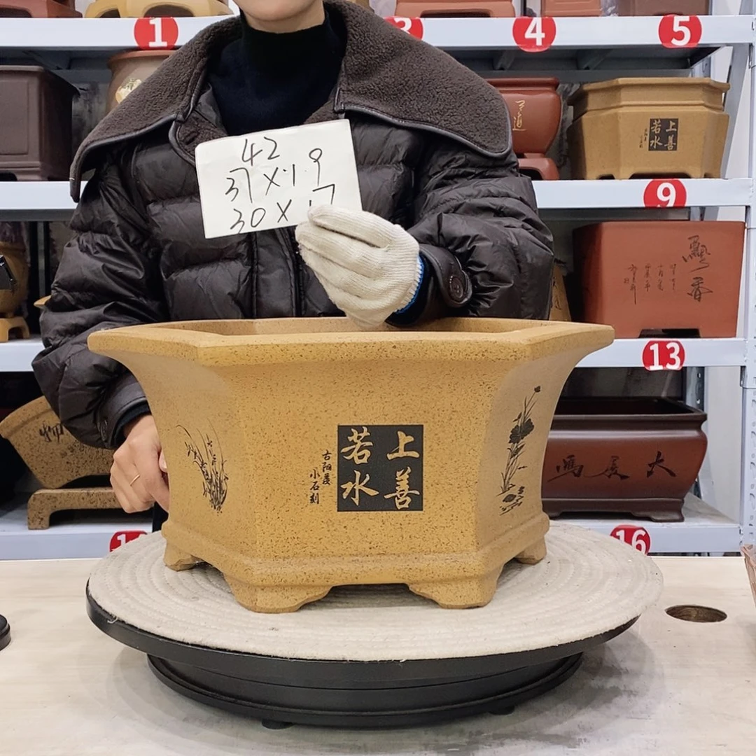 紫砂花盆紫砂花盆