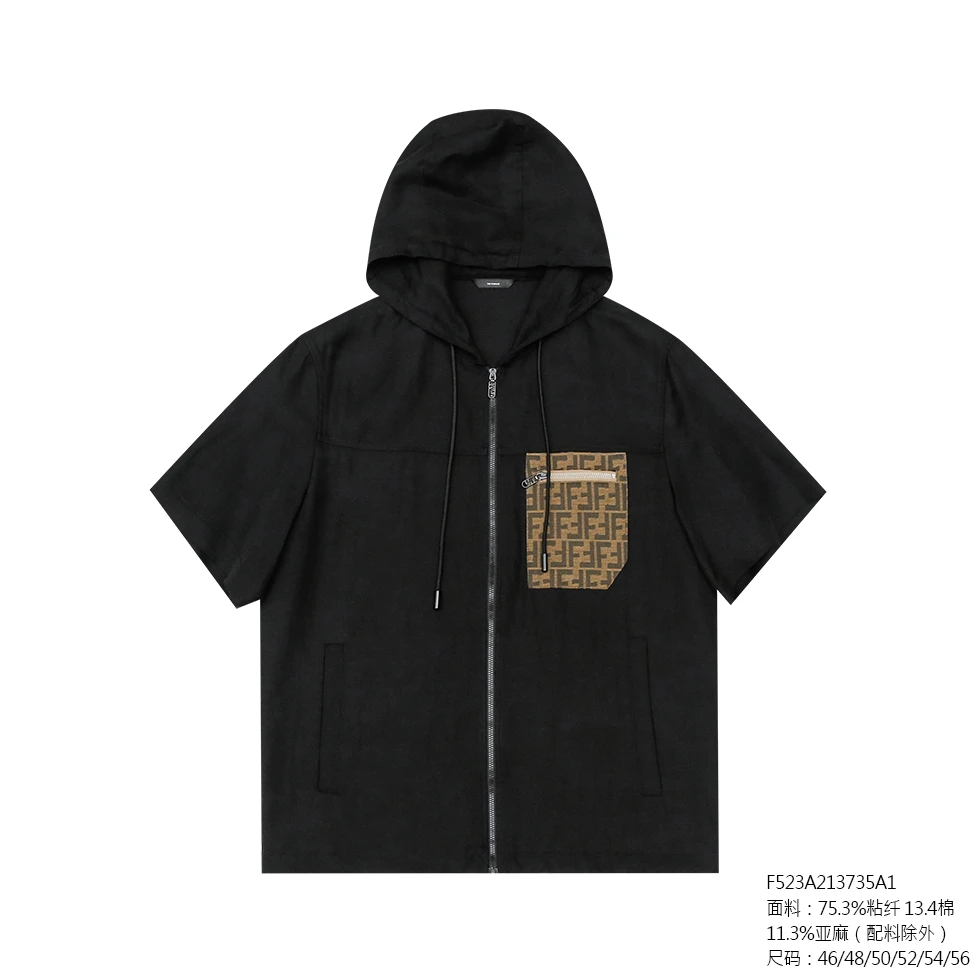 FENDILOR小怪兽25年春夏款男士短袖外套 F523A213735A