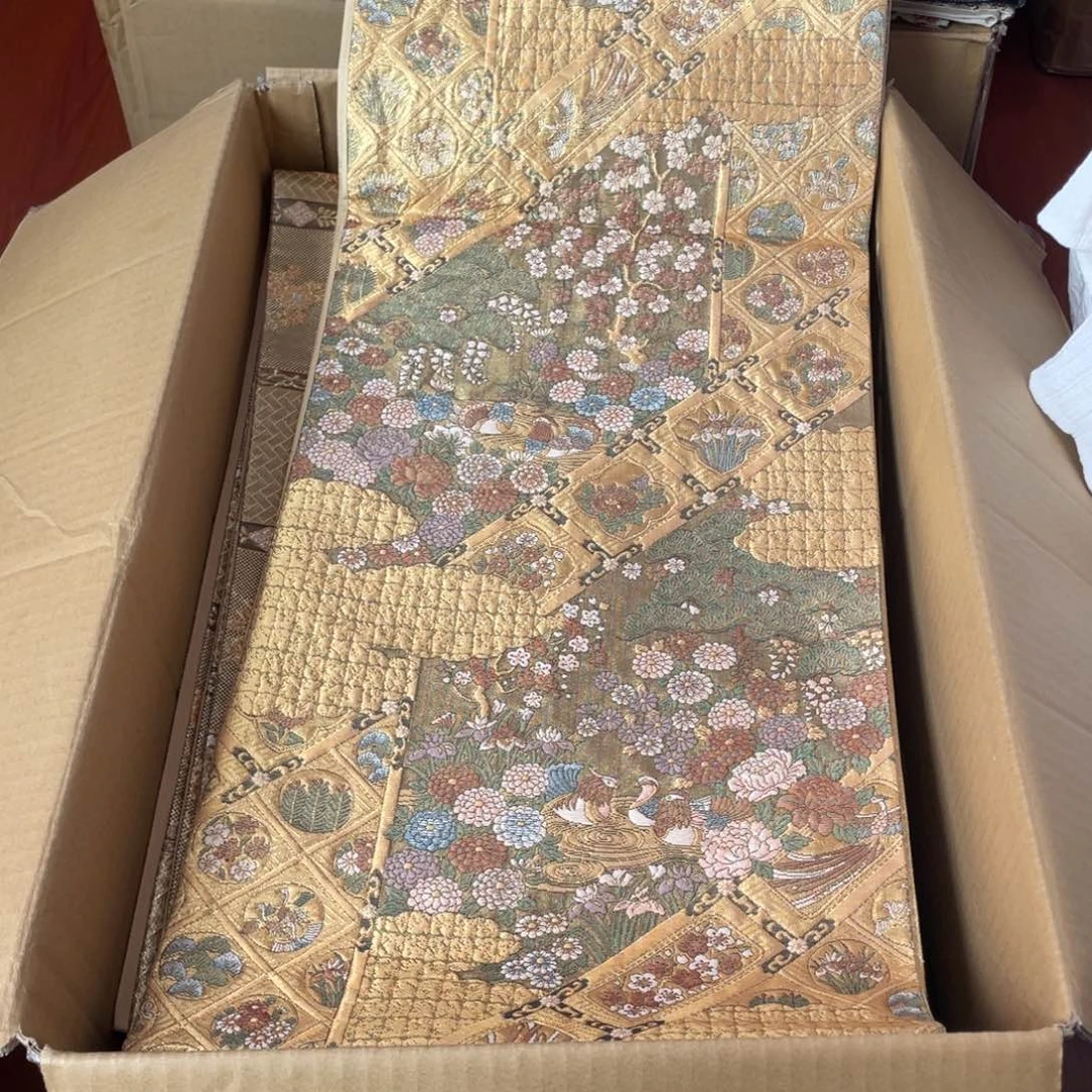 刺绣唐锦桑蚕丝正绢面料