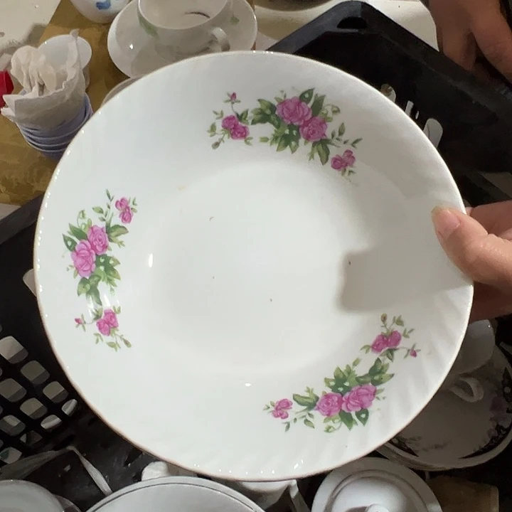 醴陵直播基地炸福利老瓷8寸汤碗微瑕