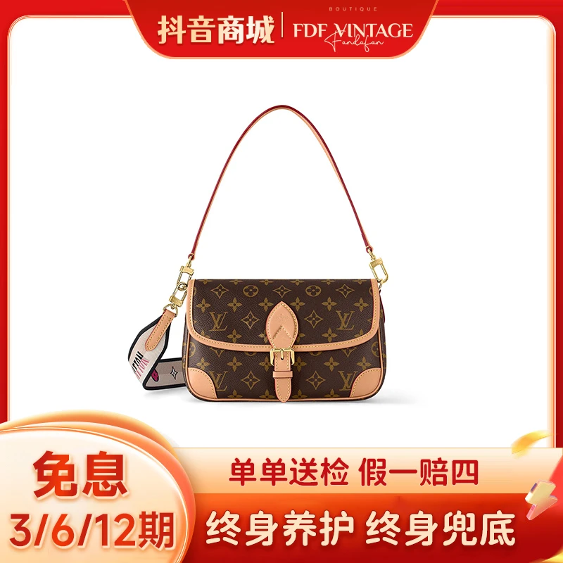 未使用 LouisVuitton/路易威登 法棍包 Diane斜跨包/单肩包经典