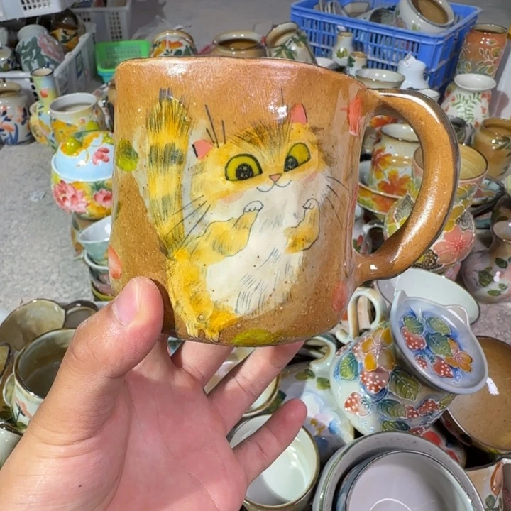 釉下彩手绘（瑕疵慎拍）11