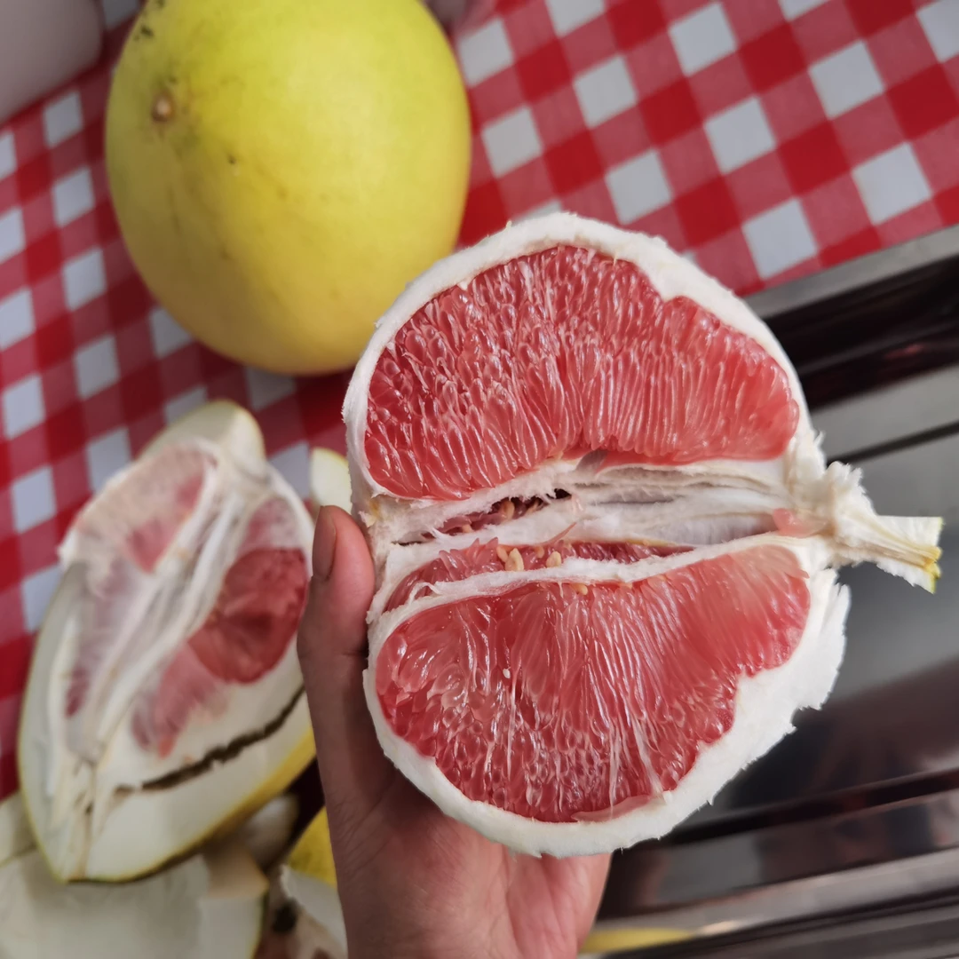 福建平和红心蜜柚头茬老树鲜果皮薄鲜嫩多汁香甜可口