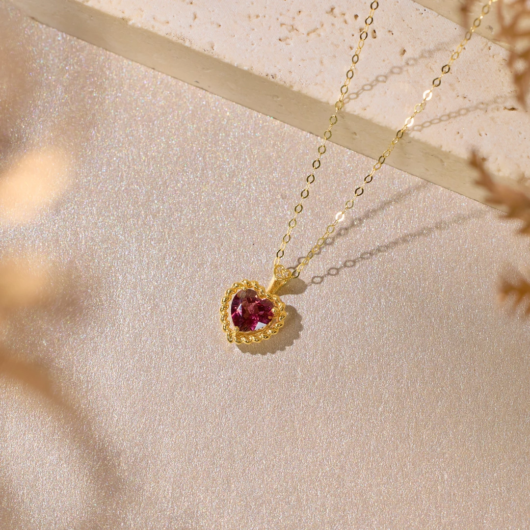 【歪歪】碧玺锁骨链*18K金镶嵌（多样性发一）XB-S9882