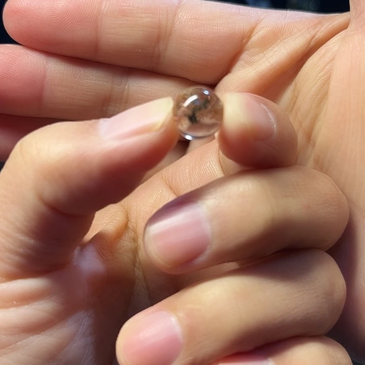 未镶嵌水晶颈饰天然绿幽灵和黄幽灵珠