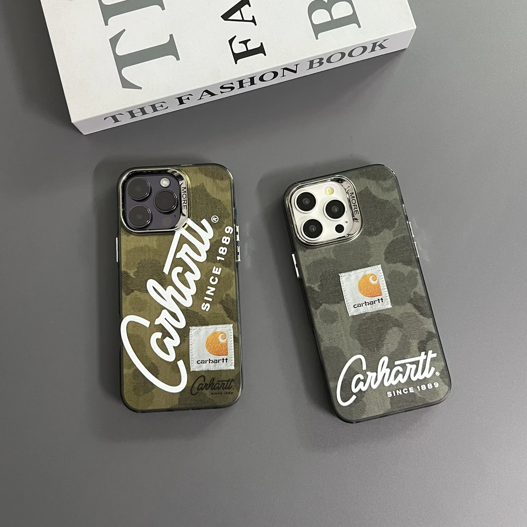 高级电镀潮牌卡哈特手机壳适用iPhone16proamx苹果15防摔14磨砂13