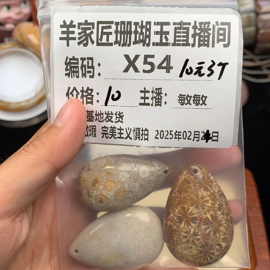 【闪购商品】硅化珊瑚（珊瑚玉）手镯未镶嵌一**花X54