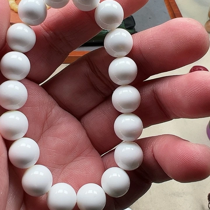 白玉菩提吊坠白色312