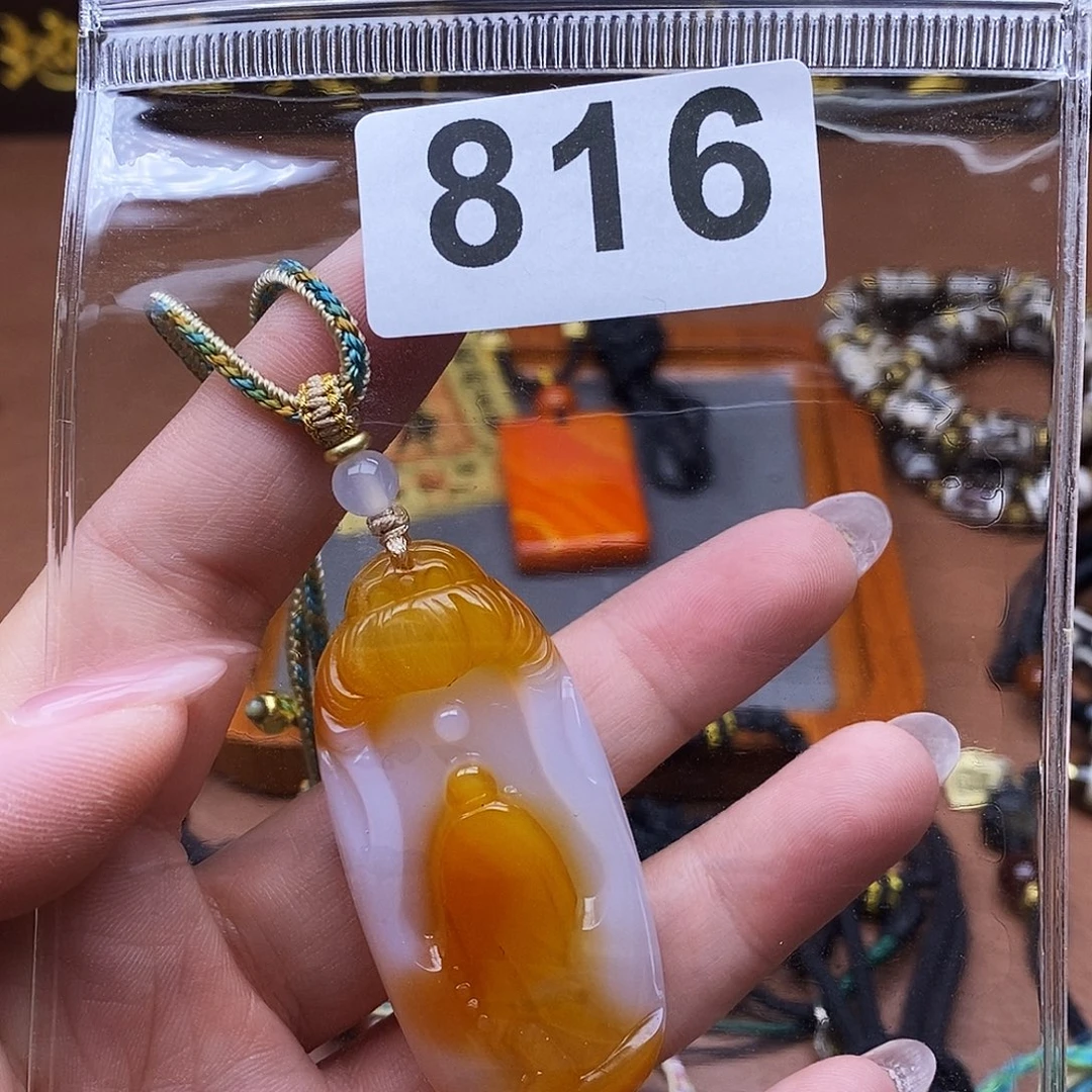 玛瑙/玉髓未镶嵌颈饰