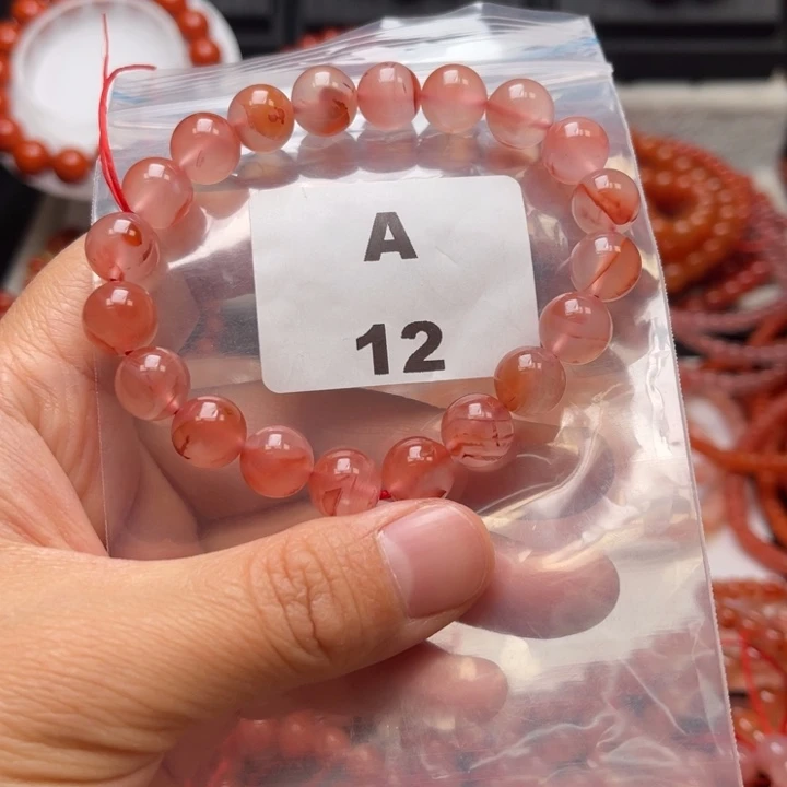 未镶嵌多样性发货默认微瑕称重9m m南红玛瑙