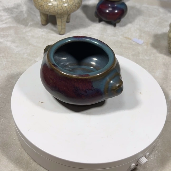 摆件玖*堂钓官窑洗纯手工制作