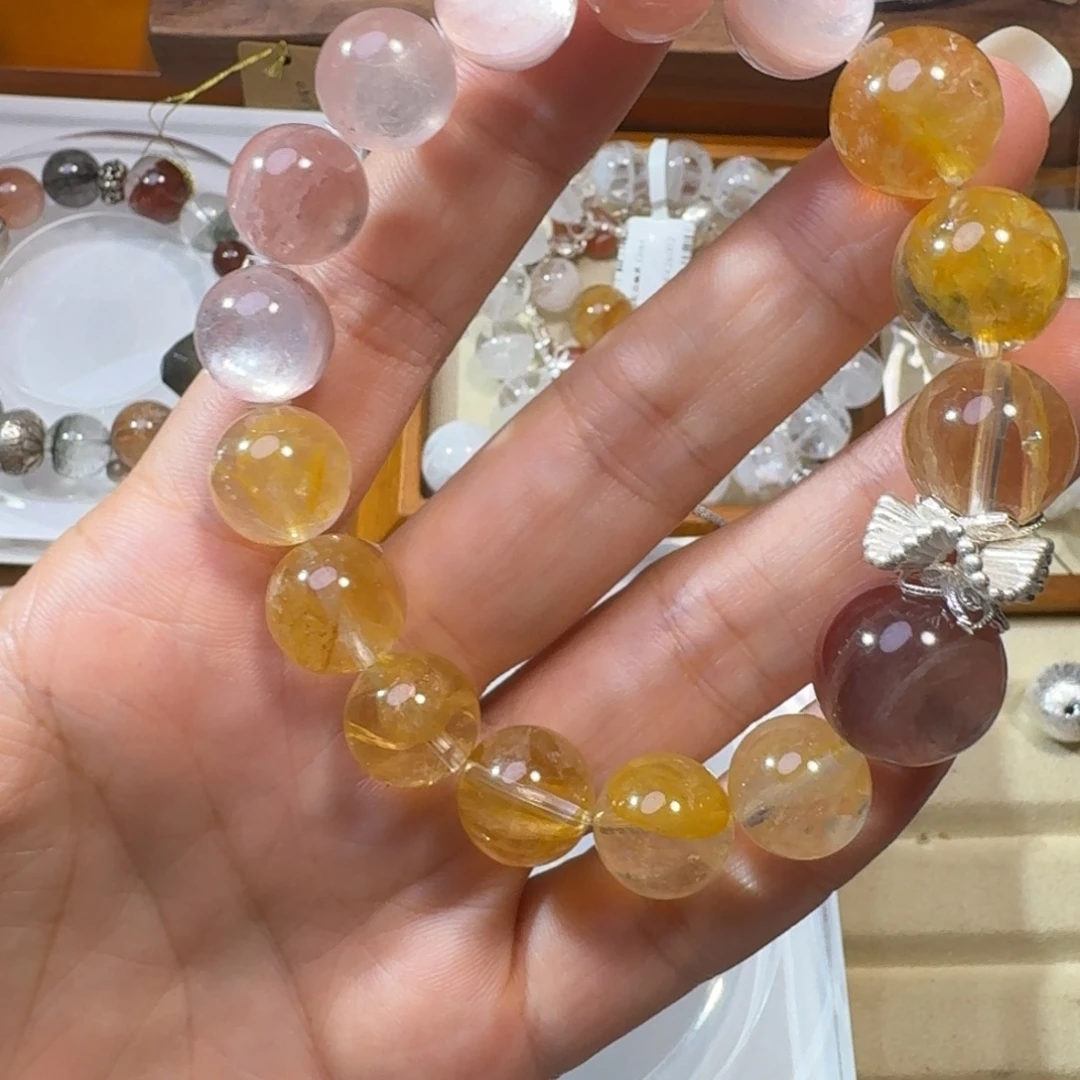 一***.仿水晶纯铜手串配件