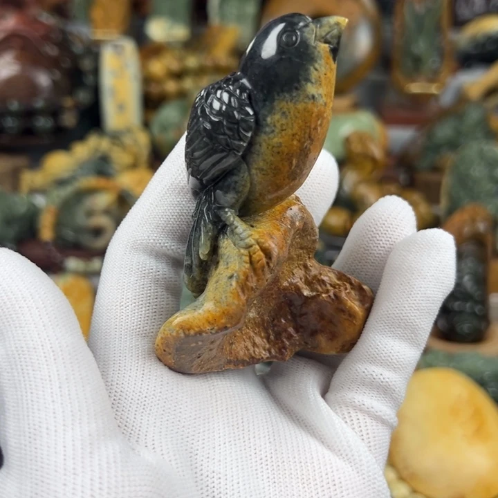 岫岩河磨玉（透闪石质玉）未镶嵌把件