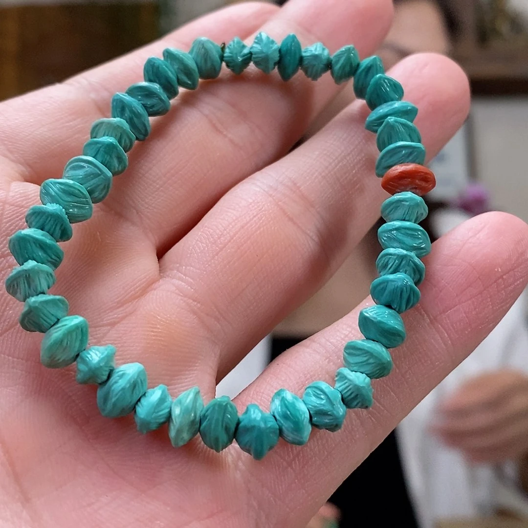 未镶嵌绿松石珠宝奇石