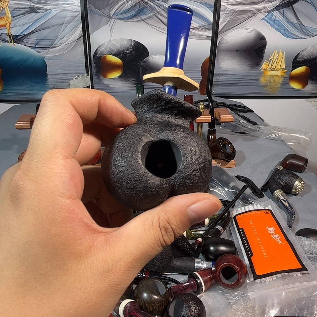 石楠木屁股烟斗手工