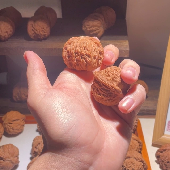 _***3把件文玩核桃41全品磨盘