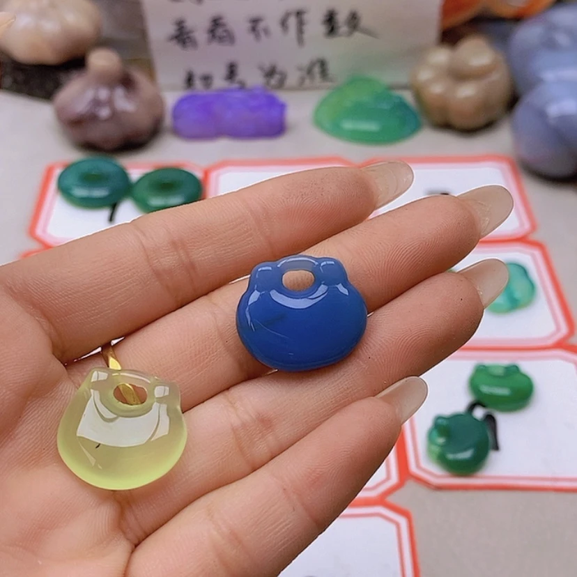 【闪购商品】未镶嵌玛瑙/玉髓珠宝半成品江***主