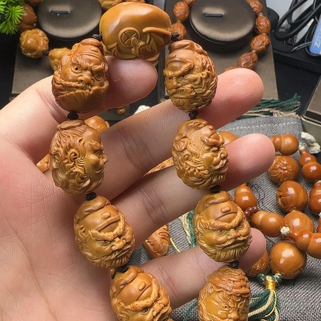 橄榄核手串/手链钟馗头