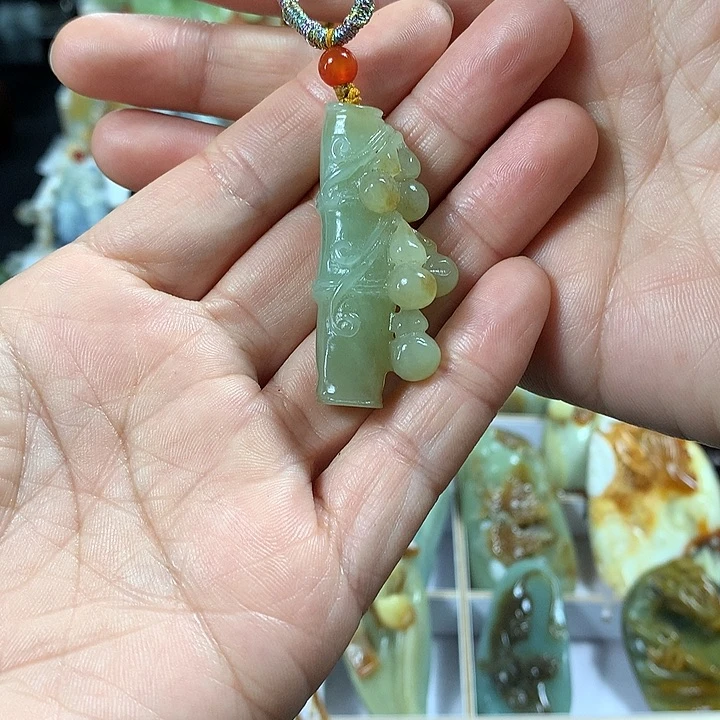 和田玉（糖玉）手把件未镶嵌?****?