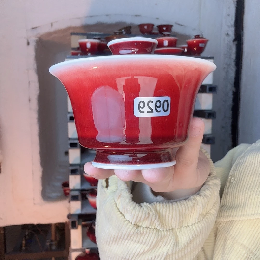 瓷片景德镇郎红陶瓷