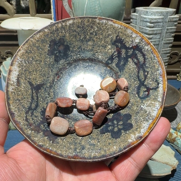 百***人茶盏吉州窑黑釉茶盏全品
