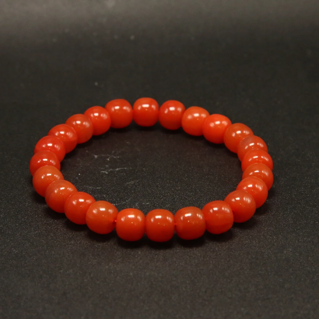 【表哥专属】大黑洞微沁南红手串约9.11mm1814-2759