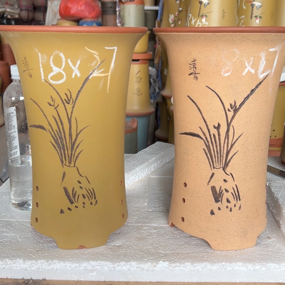 宜兴川阁紫砂花盆