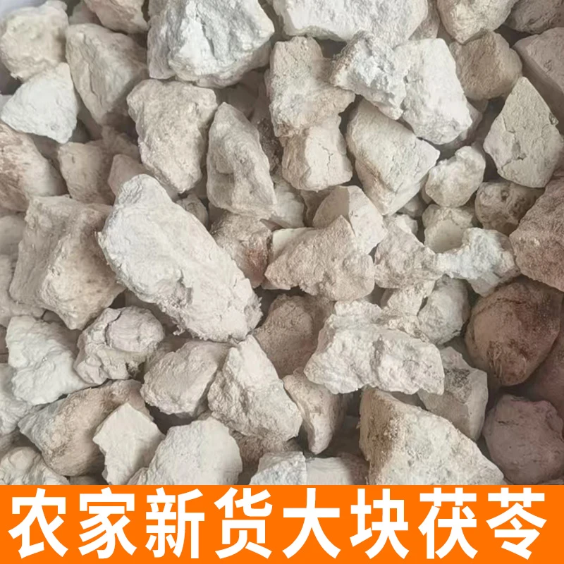 大块茯苓 农家新货  自然晒干 白茯苓整个