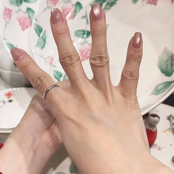 瓷片8寸玫瑰圆盘4个