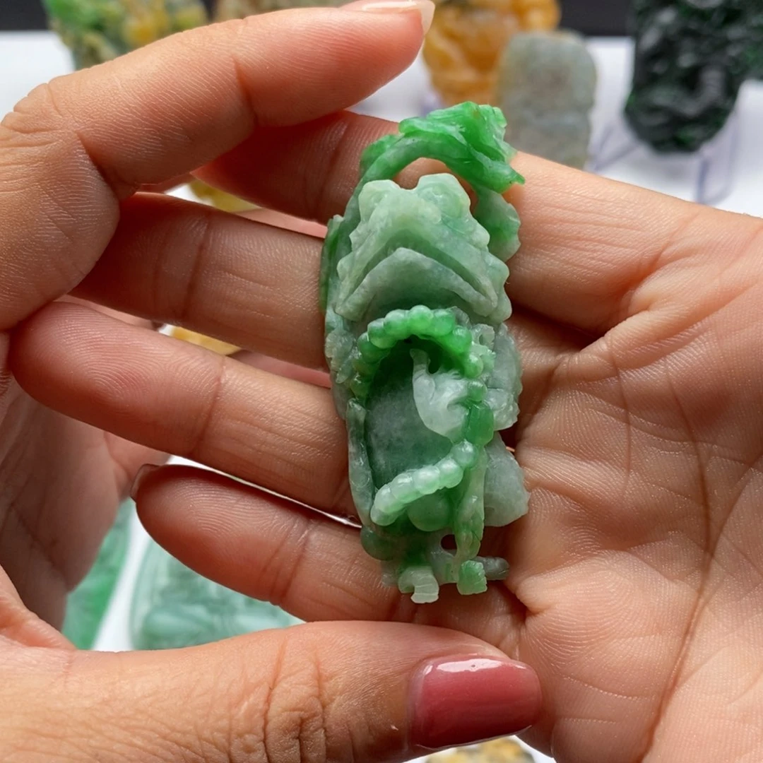 定制翡翠未镶嵌蛙k