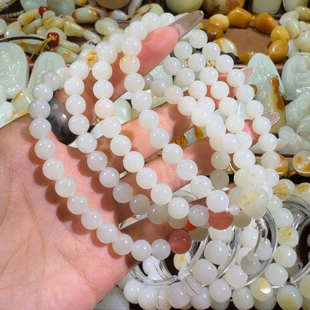 和田玉未镶嵌手链