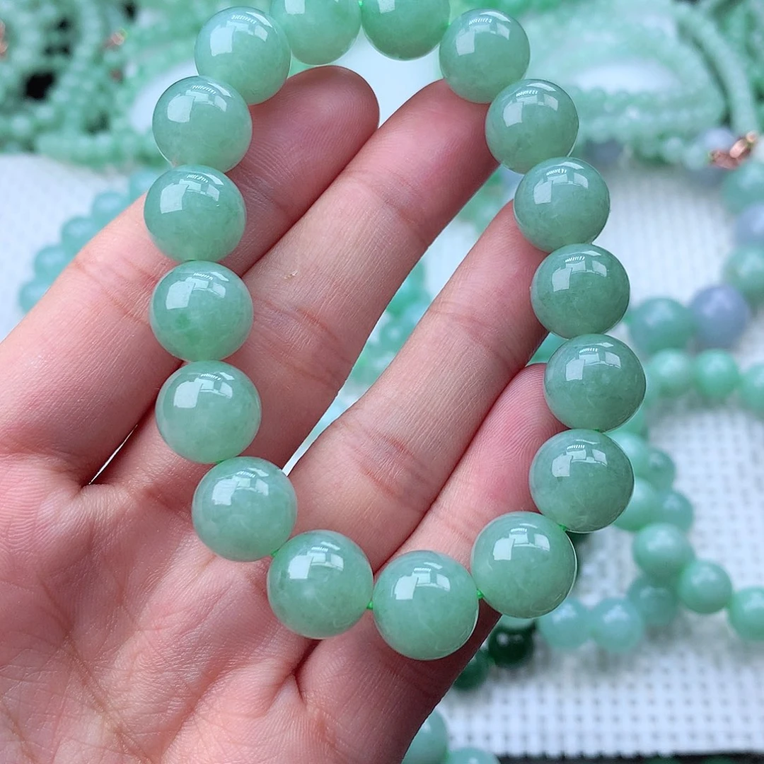 翡翠未镶嵌毛衣链