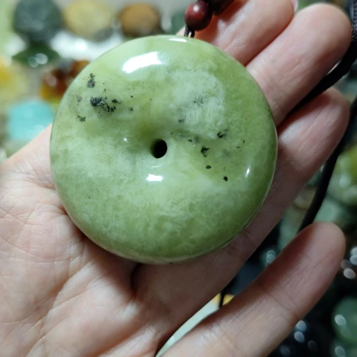 岫玉平安扣未镶嵌