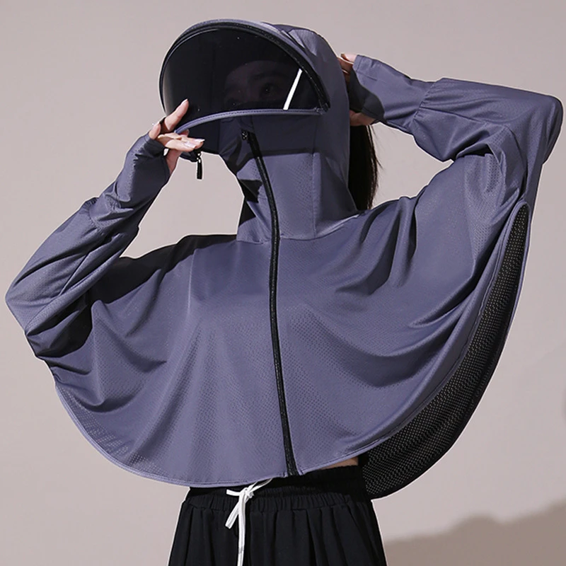 2025新款冰丝防晒衣女款夏季防紫外线薄款防晒服防晒罩衫女