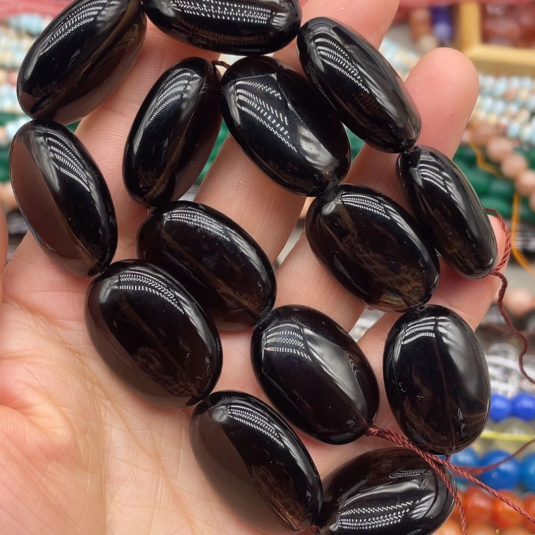 玛瑙/玉髓珠宝半成品未镶嵌茶水晶蛋随行一条