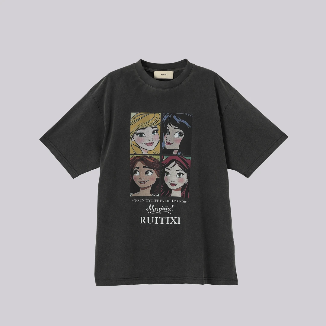 WKk   做旧公主T恤