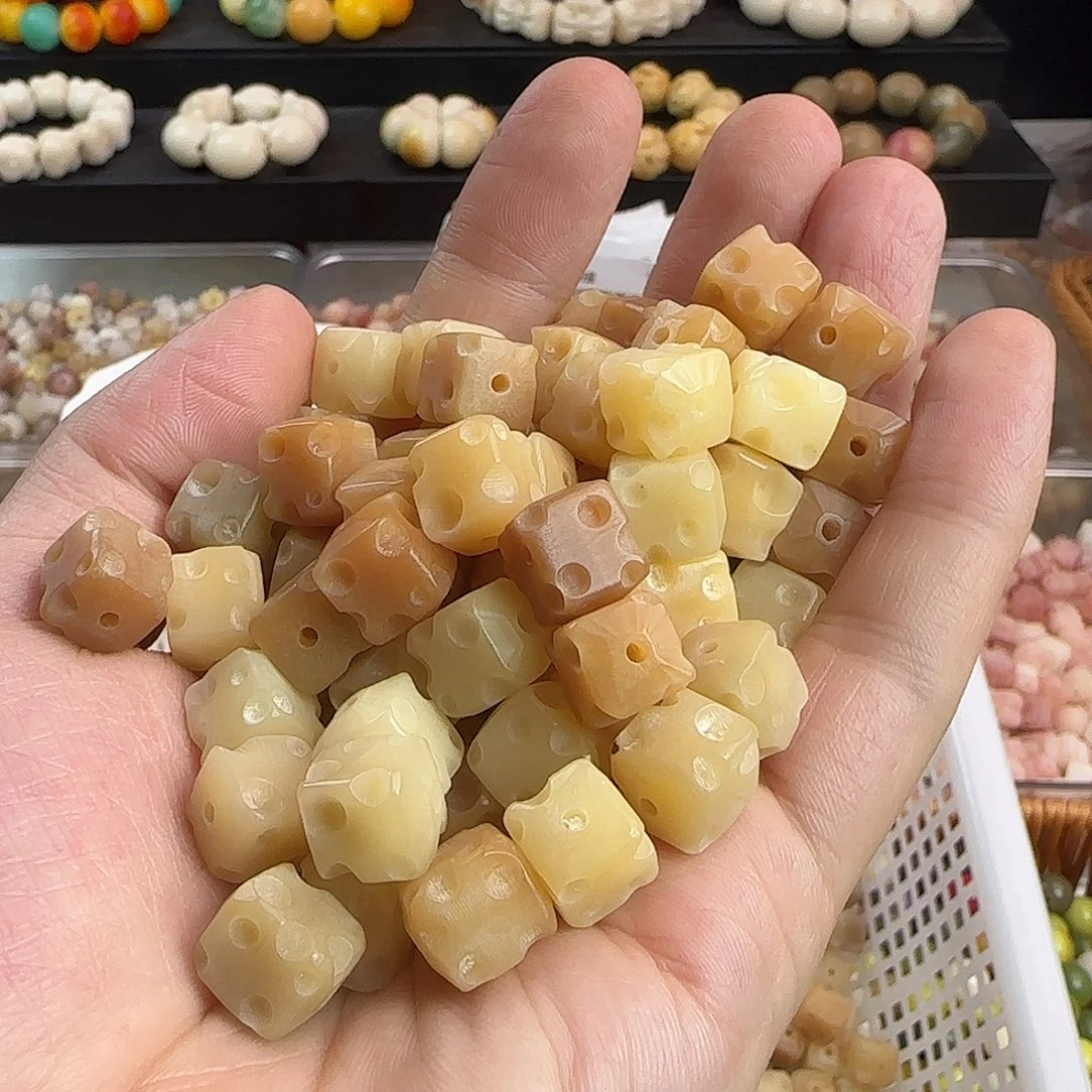 手串菩提根/象牙果卡11奶黄奶酪100颗批发