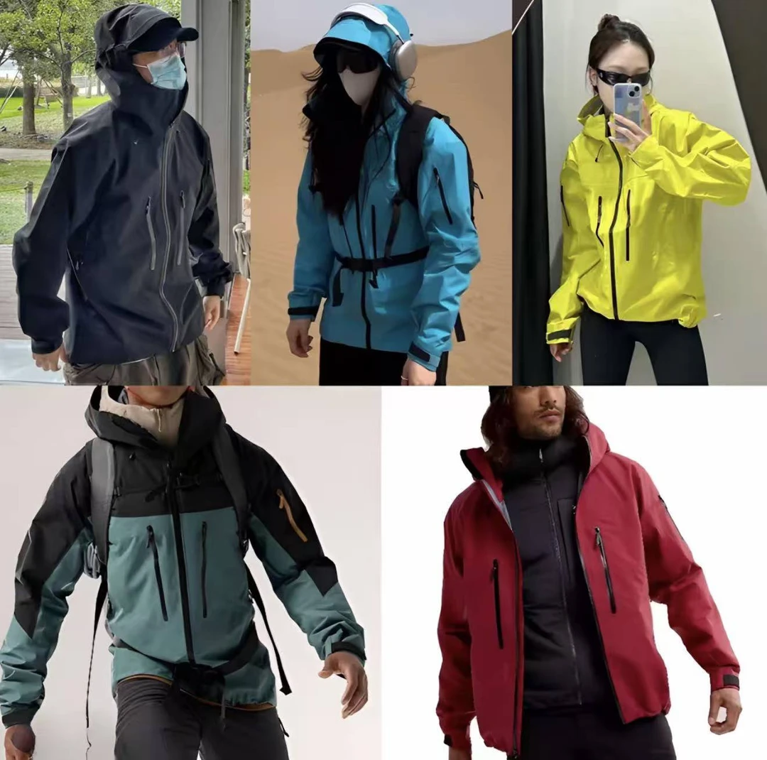 【台州发】SV7代尼龙户外硬壳冲锋衣三合一可拆卸羽绒内胆男女同款