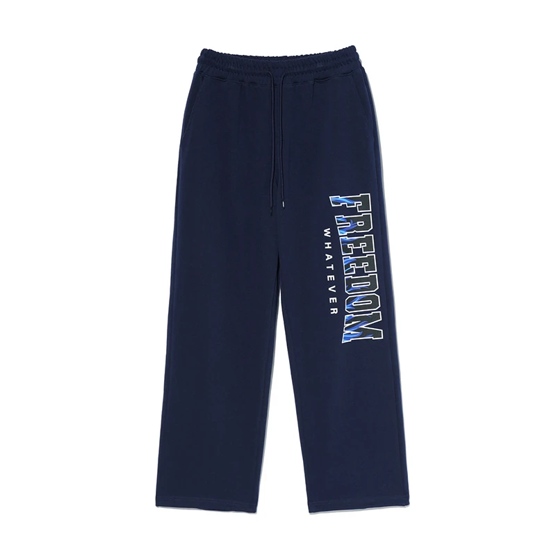 FREEDOM健身卫裤运动裤束脚春秋直筒裤休闲裤长裤卫裤