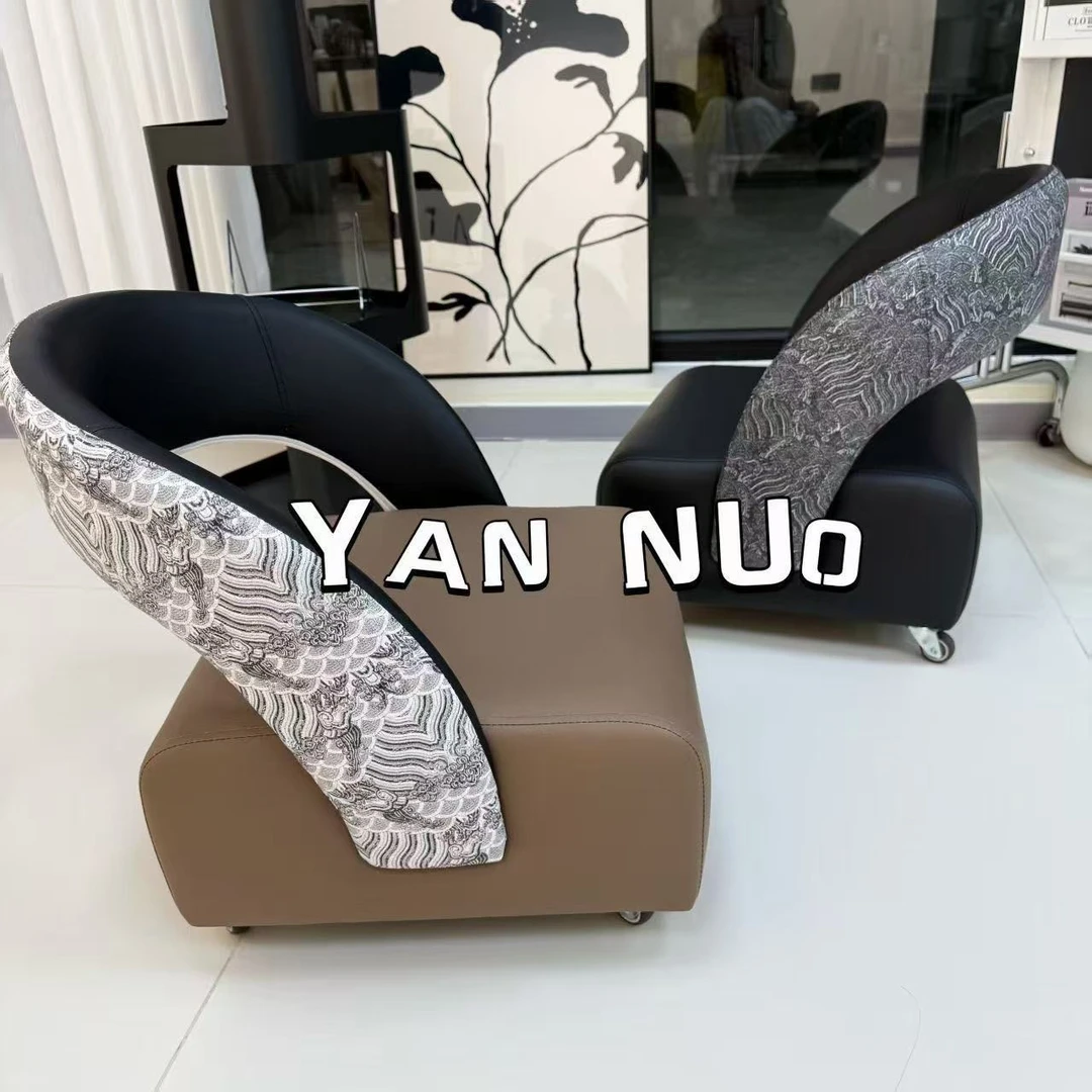 新款溜溜凳客厅简约单人沙发靠背椅滑轮换鞋椅异形靠背椅儿童椅子