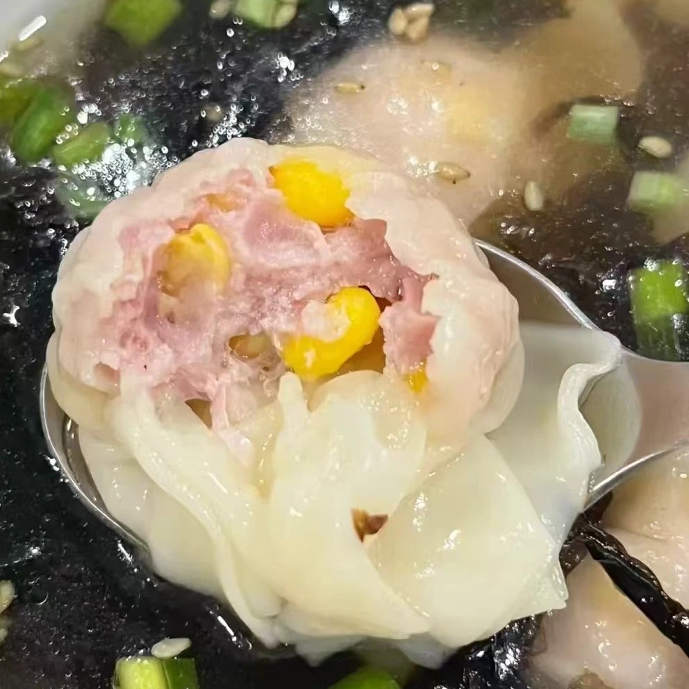 鲜肉大馄饨早餐速食半成品3盒装／每盒200克15个馄饨速食