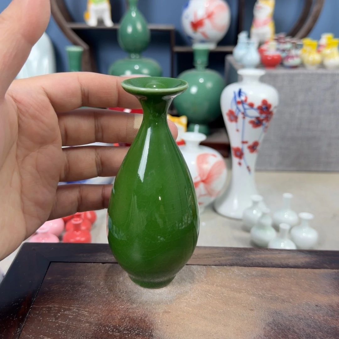 陶瓷手工小花器摆件